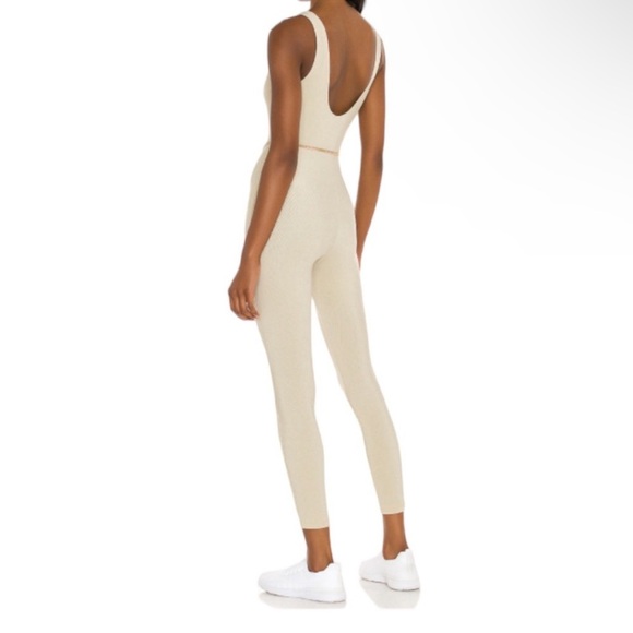 WeWoreWhat | Active Women's Scoop Jumpsuit Bodysuit w/Belt | Khaki | NEW!!💜 - Picture 6 of 11